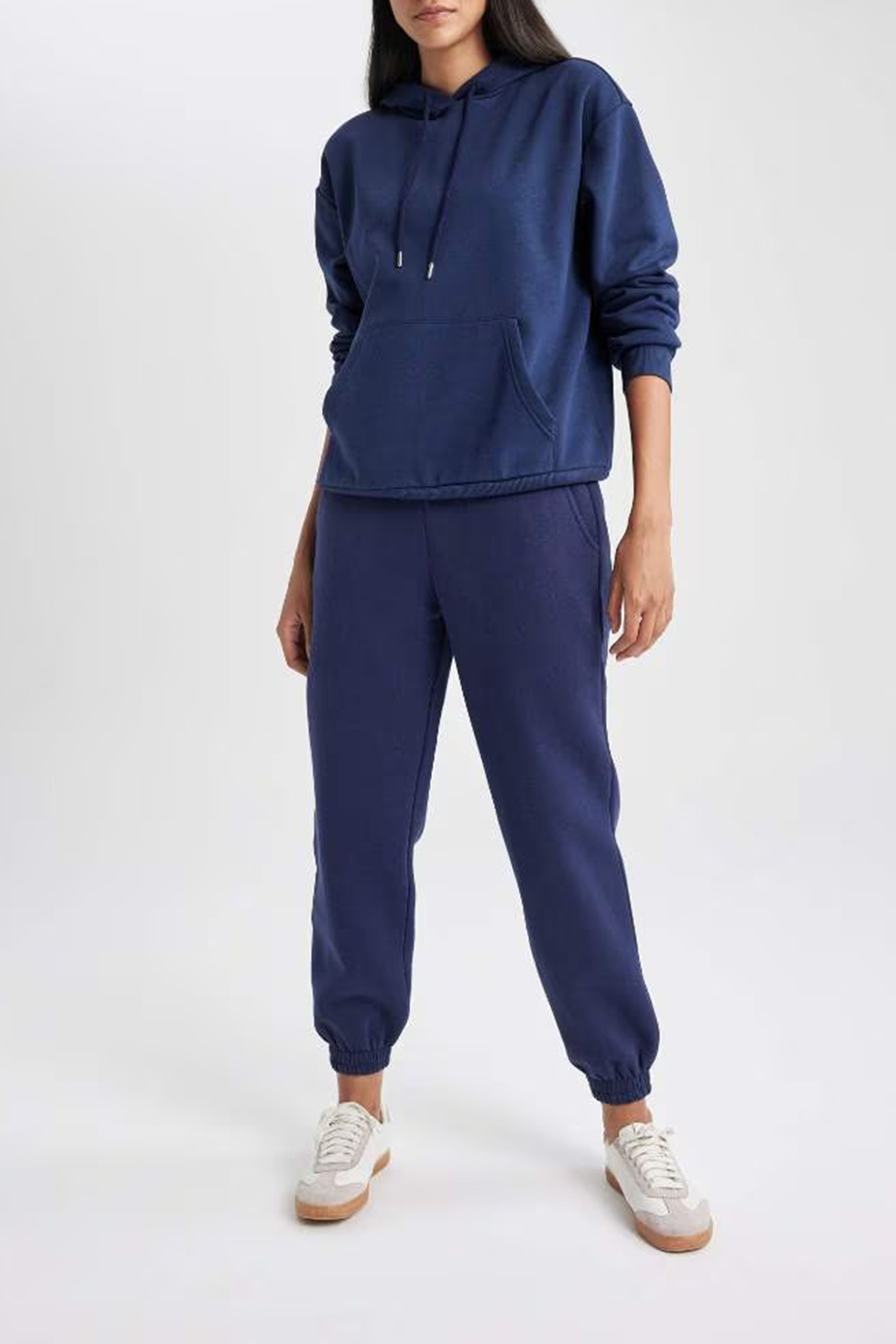 Casual Solid Straight Pants